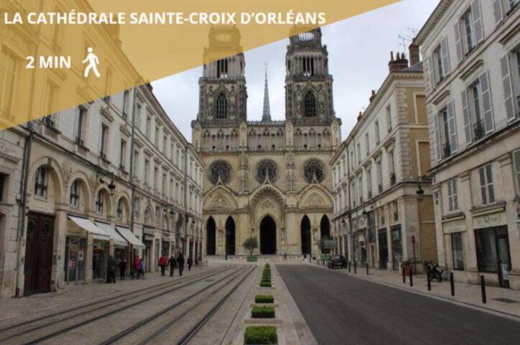 Studio Contemporain A Deux Pas De La Cathedrale Orléans Exterior foto