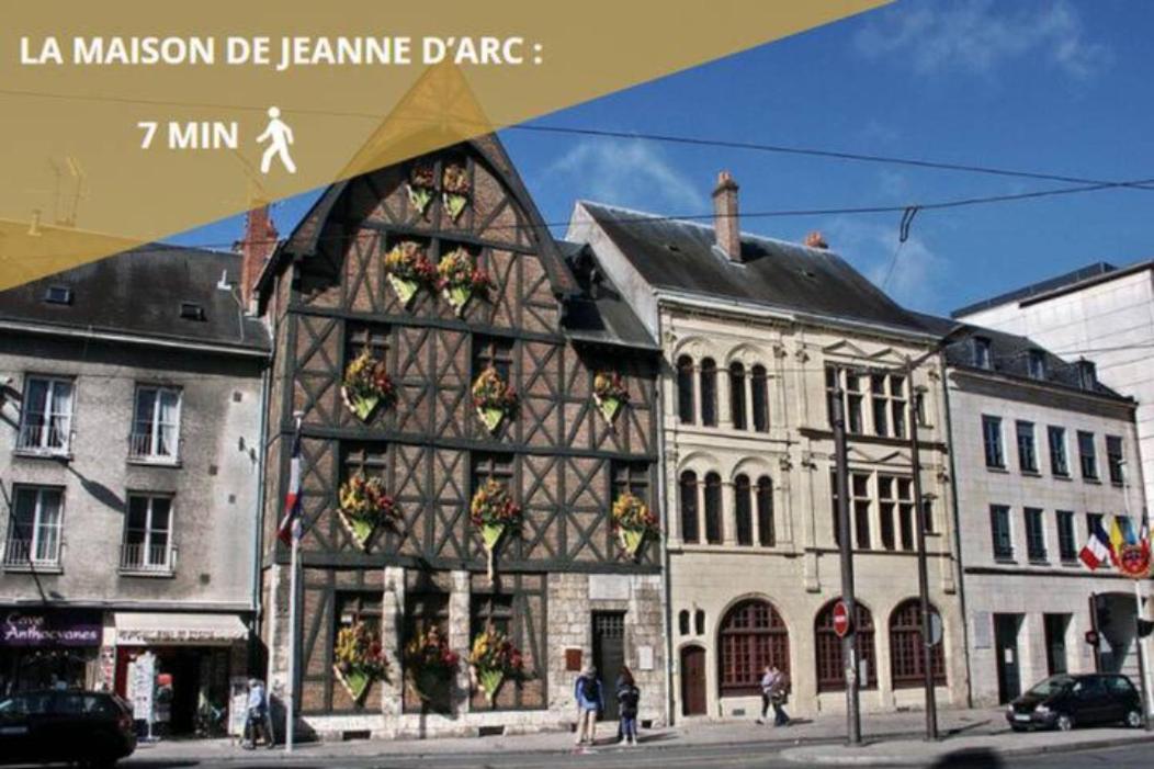 Studio Contemporain A Deux Pas De La Cathedrale Orléans Exterior foto